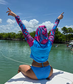 Reef Palm Crop Top